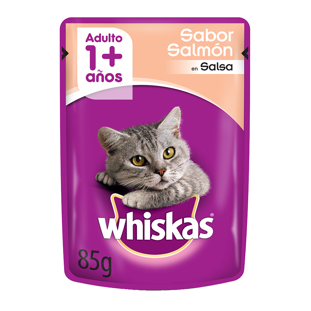 Whiskas Sobrecito Para Gatos Salmon en Salsa - 1
