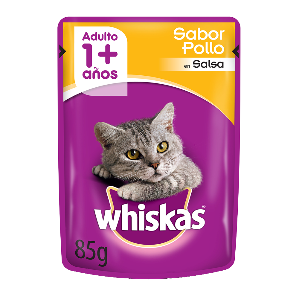 Whiskas Sobrecito Para Gatos Pollo en Salsa - 1